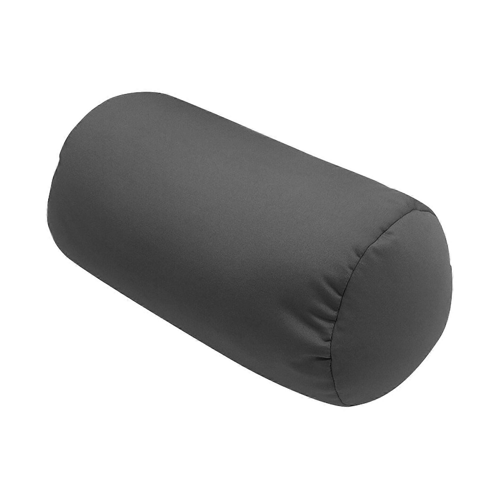 Walmeck Comfortable Roll Pillow Round Cylinder Microbead Neck Back Support Roll Pillow Tube Pillow Cushie Pillows 12 X 7 Inch