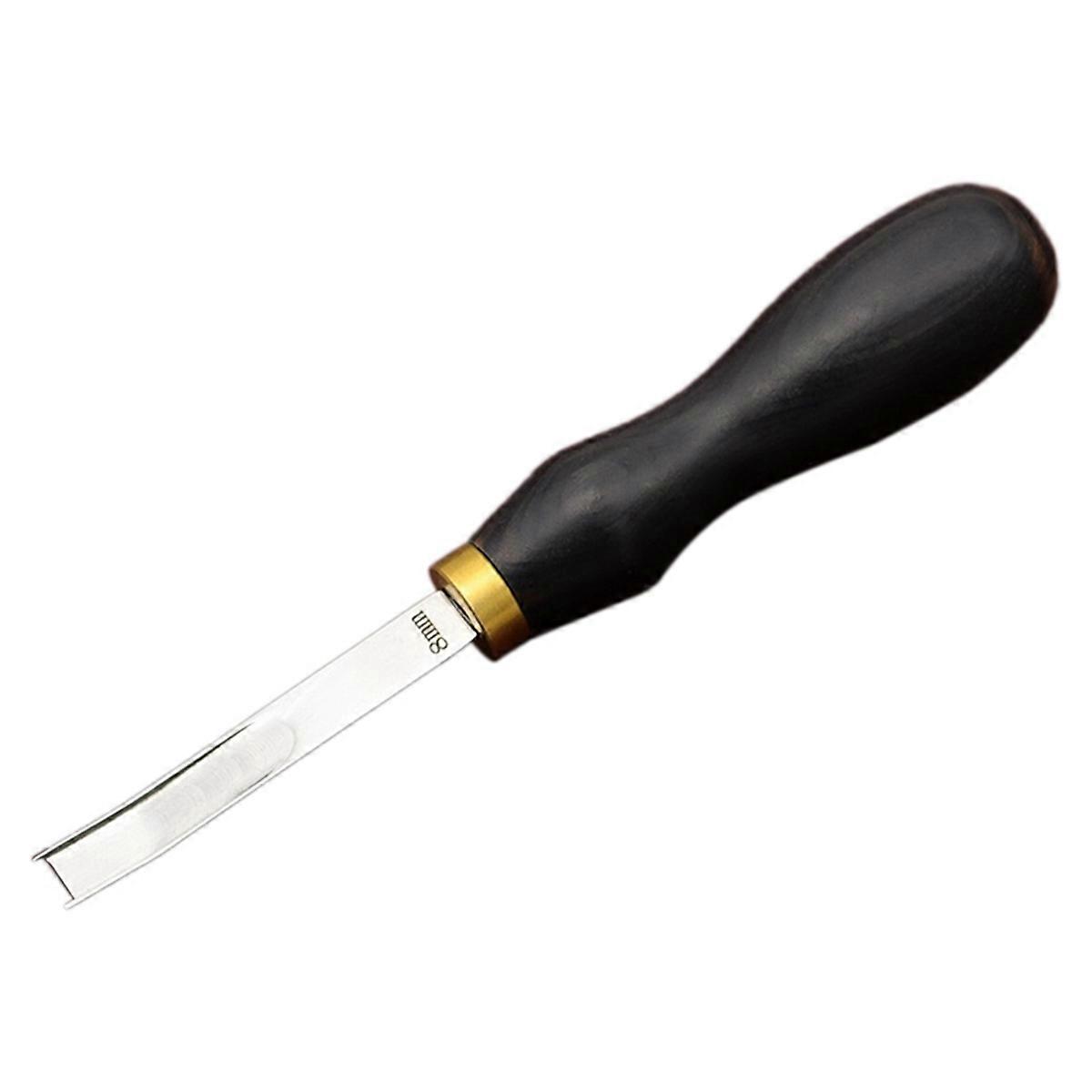 Leather Edge Bevelers Thinned Tool,with Handle Trimmer Black No.8