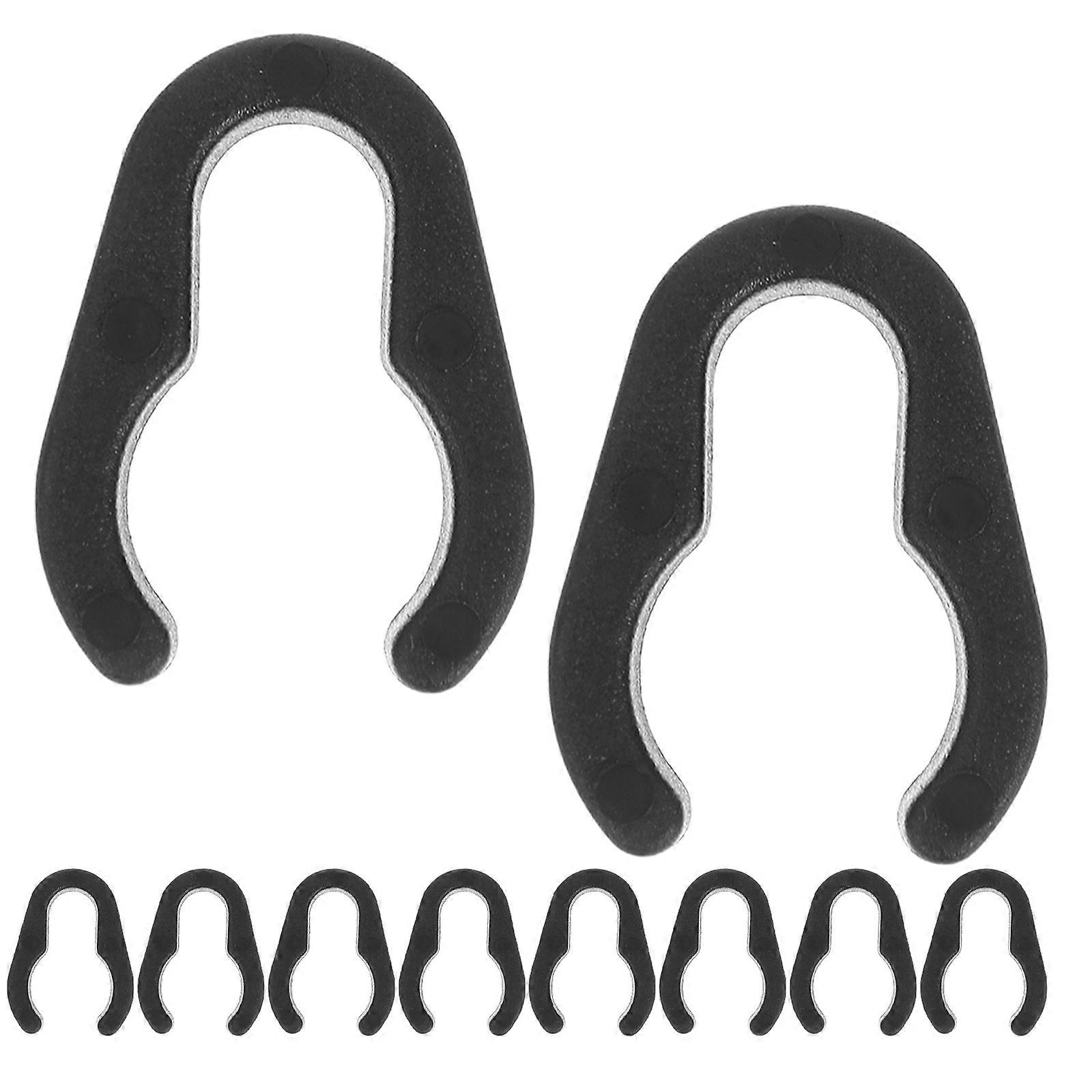 Mic Cable Clip Microphone Cable Clamps for Home Use 40Pcs Black Set