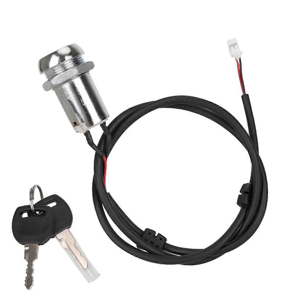 Suitable for G4 Electric Scooter with 2 Switch Key Switch Cylinder Electric Door Lock