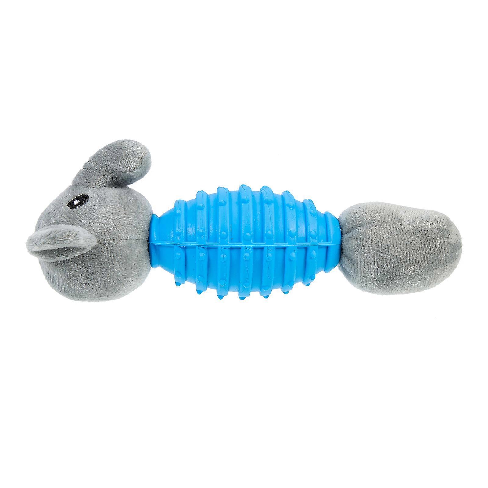 Squeaky Dog Toy Plush 2Pcs Interactive Dog Bite-Resistant Plaything For Pets Outdoor And Indoor Use In Cartoon Shape