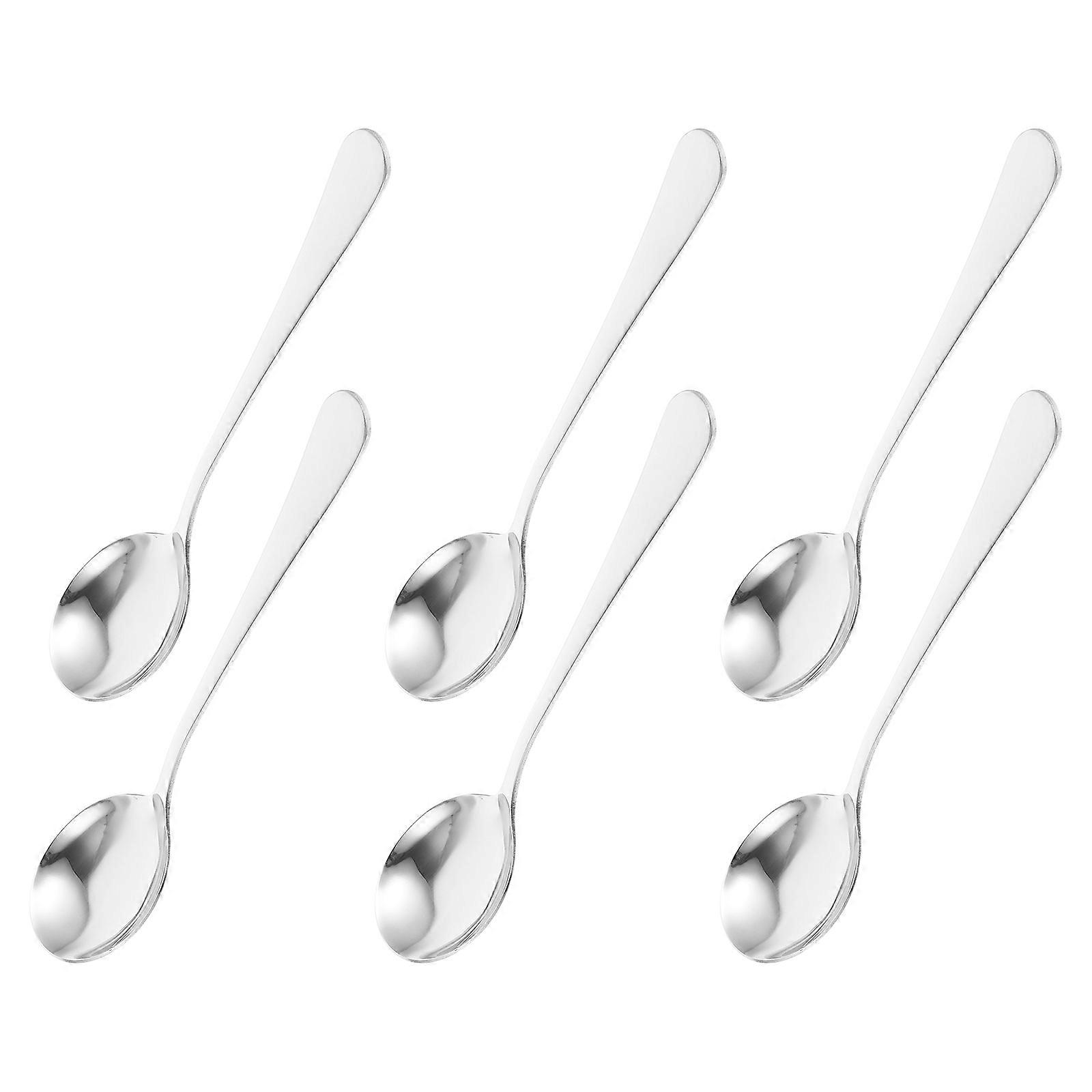 Soup Spoons Stainless Steel Spoon for Mixing Use 24Pcs Set