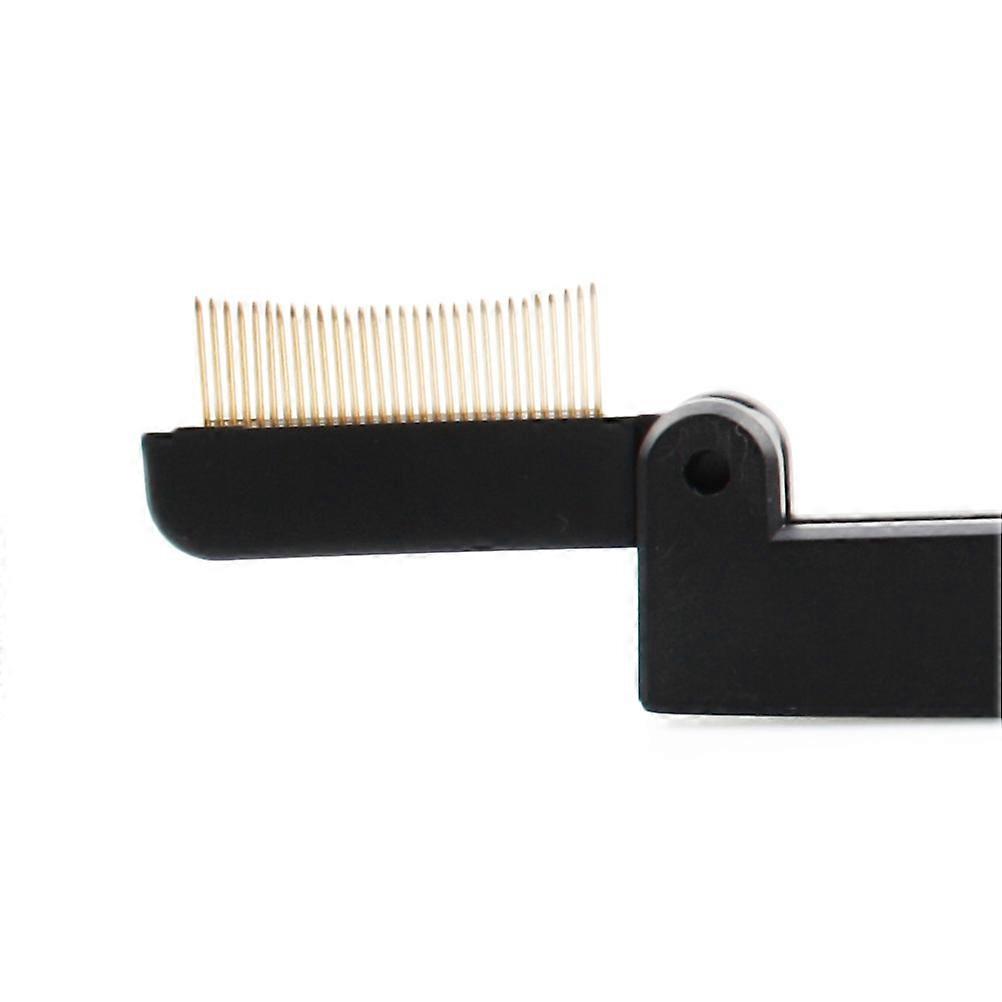 Travel-Friendly Folding Eyelash Brush Combining Grooming And Separating Functions For Women 1Pcs