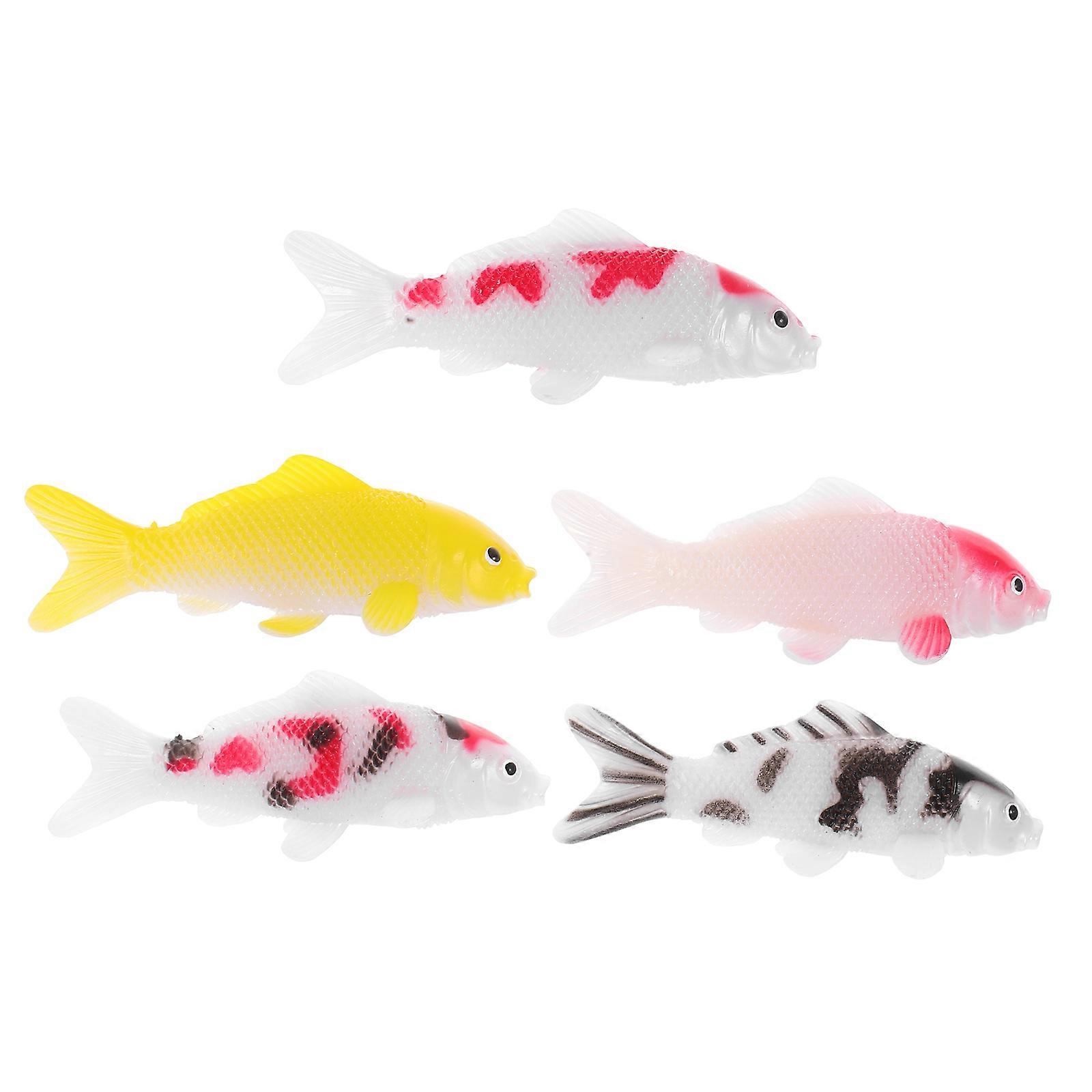 Realistic Fish Koi Fish Models for Aquarium Decor 10Pcs Collection