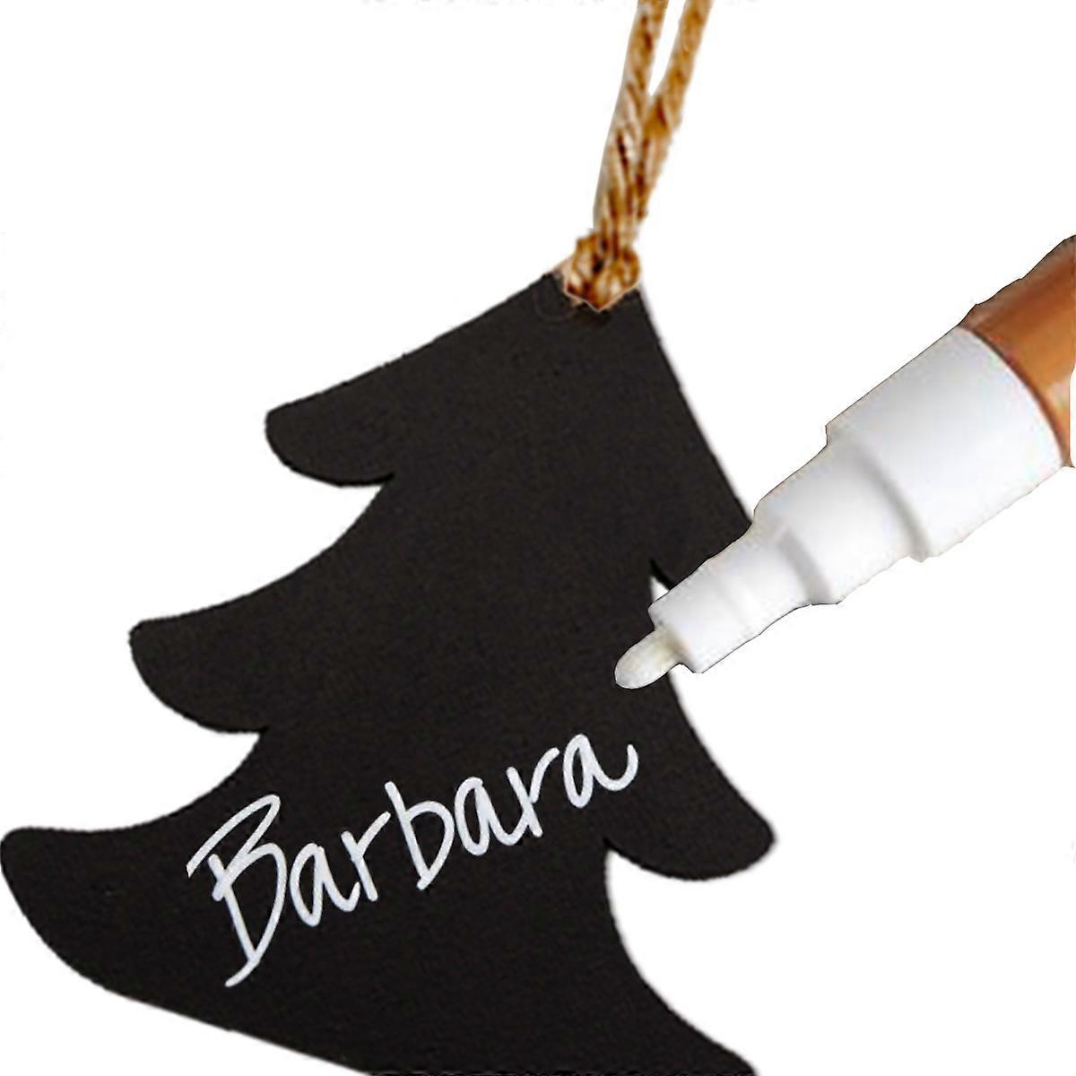 Miniature Double Sided Chalkboard Ornaments Perfect For Parties And Home Decoration Made Of Wood 10 Pcs