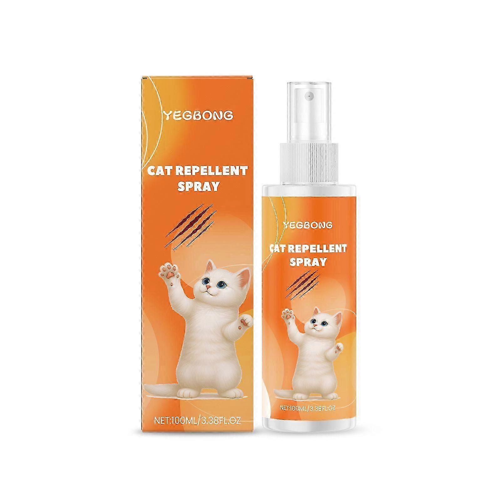 2025 Cat Deterrent Spray, Natural Cat Spray Deterrent for Urine Marking & Scratching, Safe Indoor & Outdoor Effective Cat Scratch Deterrent Training A