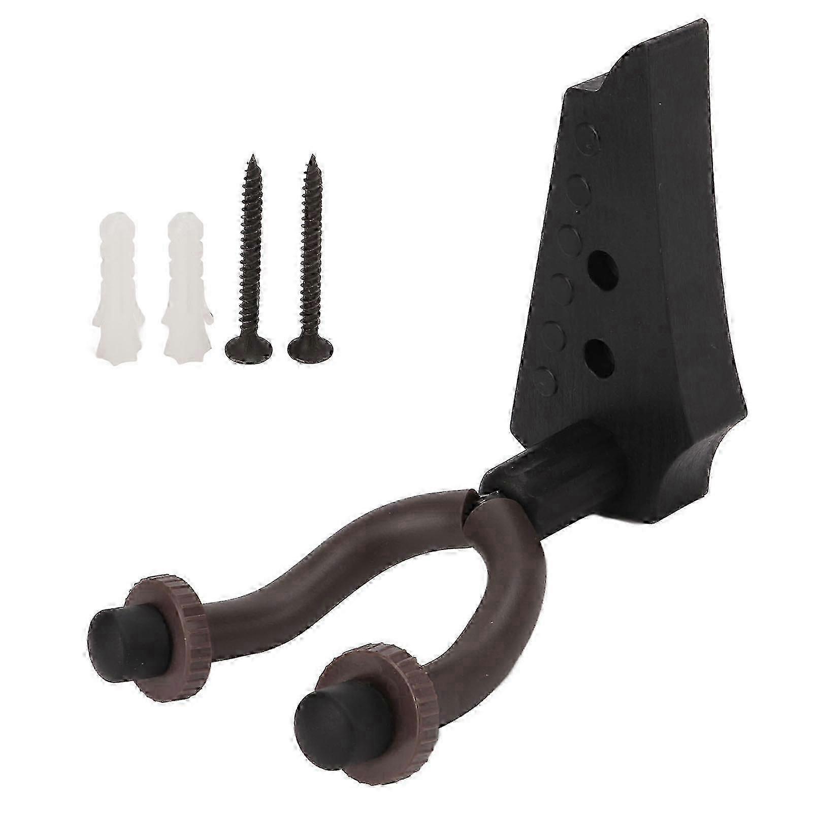 Gitarrvägghängare Justerbart krokstativ för elgitarrer och ukulele med skruvar