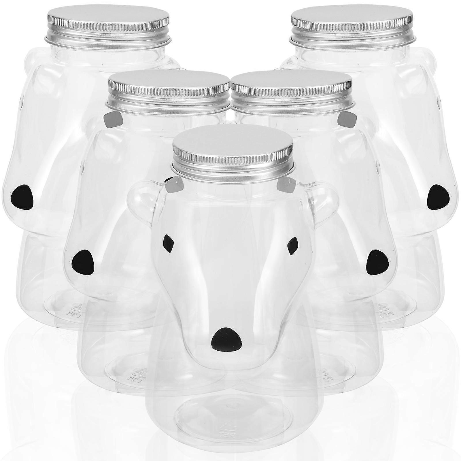 Beverage Bottle Empty Cold Drinks Bottle for Drinking Use 6Pcs