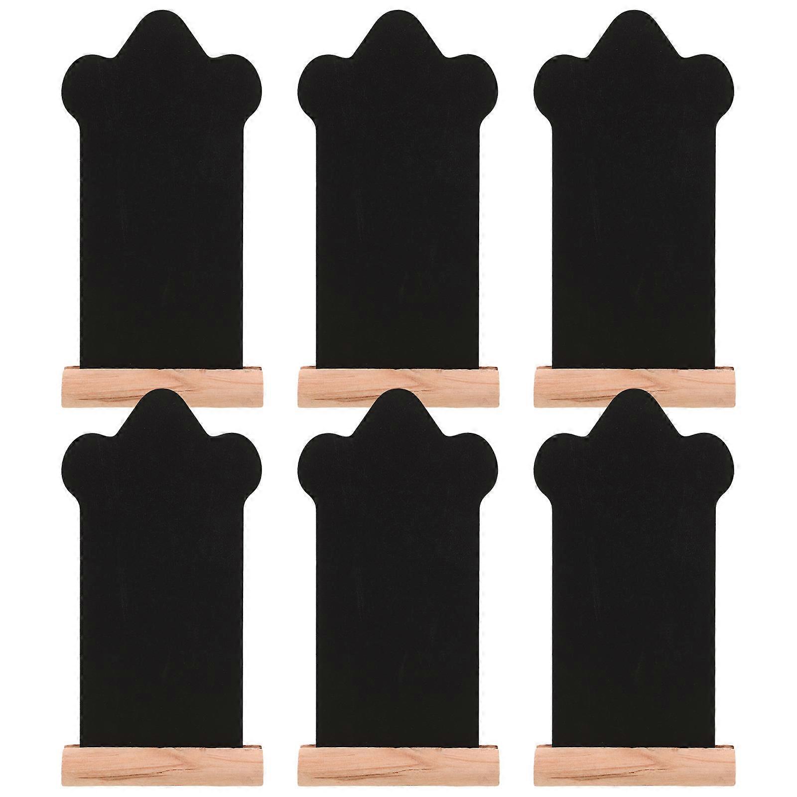 Nordic Design Rectangular Chalkboard Signs For Kitchen Home Bar Decoration 24 Pcs Erasable