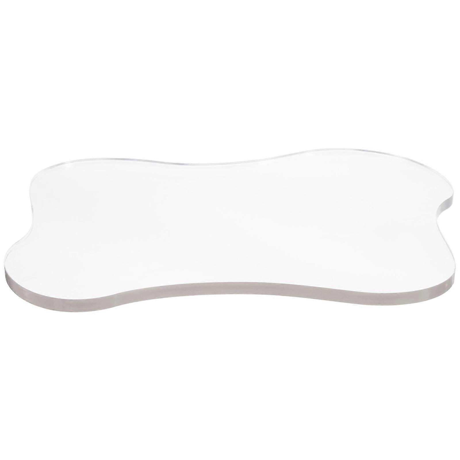 Transparent Acrylic Coaster 4Pcs for Table Decoration and Protection