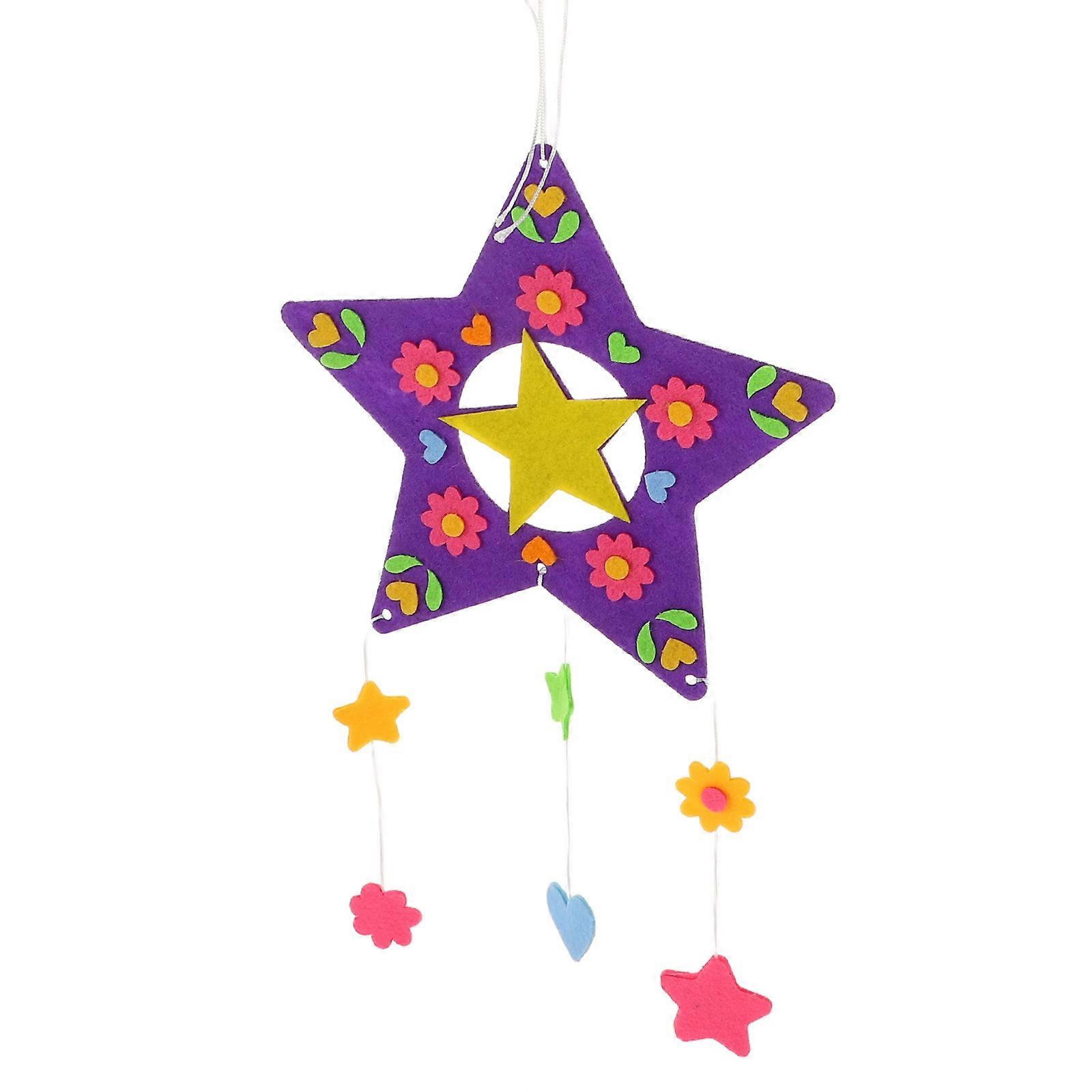 Creative DIY Dream Catcher Kit for Kids Hanging Pendant 4Sets