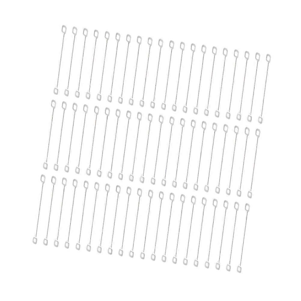 Earring Connecting Stick DIY Material for Decoration 200Pcs Silver Accessories