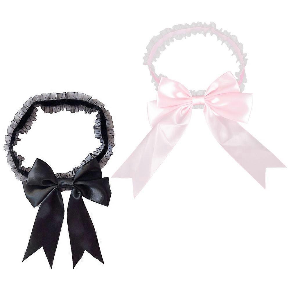 Bow Shape Bridal Style Bow Suspender Wedding Accessories Assorted Color Comfortable Fit 2Pcs