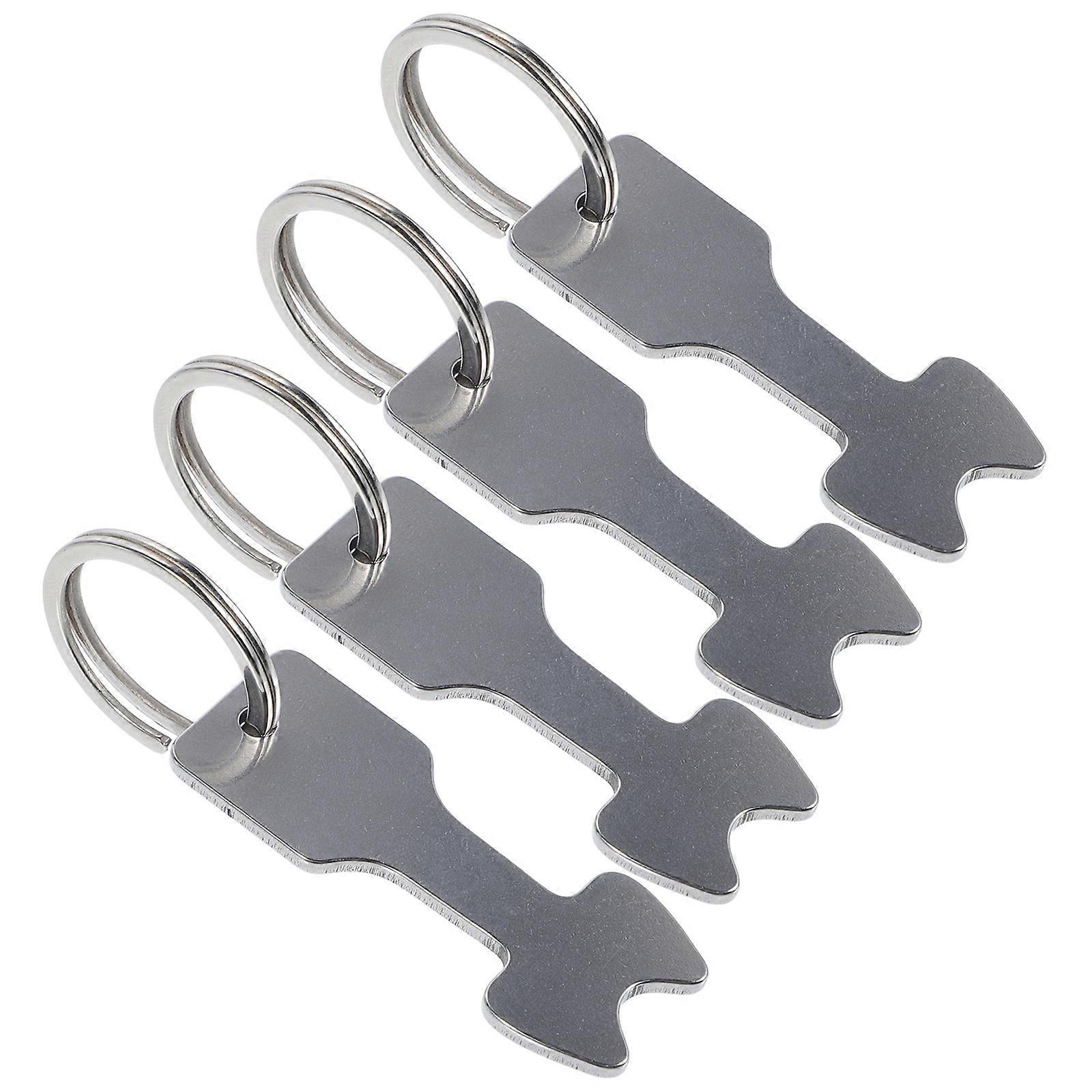 Shopping Trolley Token Keyring for Access 16Pcs Set