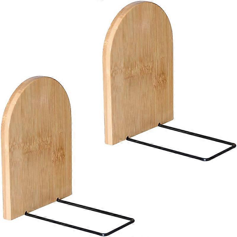 木製ブックエンド 木製装飾ブックエンド オフィスブックスタンド 本棚