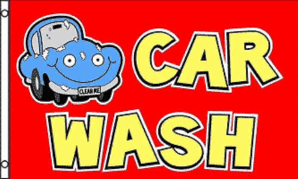 Car Wash (Red) Flag UU 1074