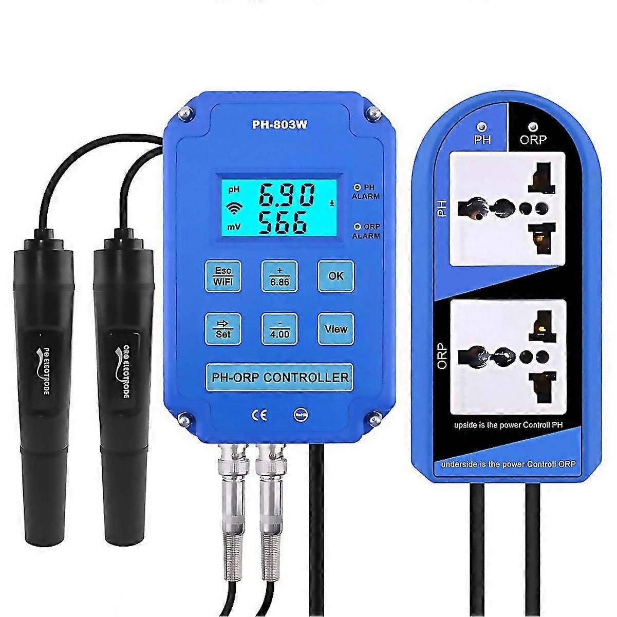 For Kl803w Mobile Phone Wifi Monitoring Digital Acidbase And Redox Controller Household Ph Meter Eu