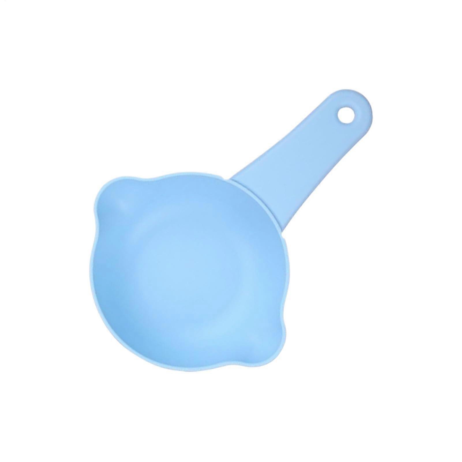 Dog Food Scooper Sky Blue Easy Clean Spoon For Home Kitchen Travel Puppy Litter Flour Grain