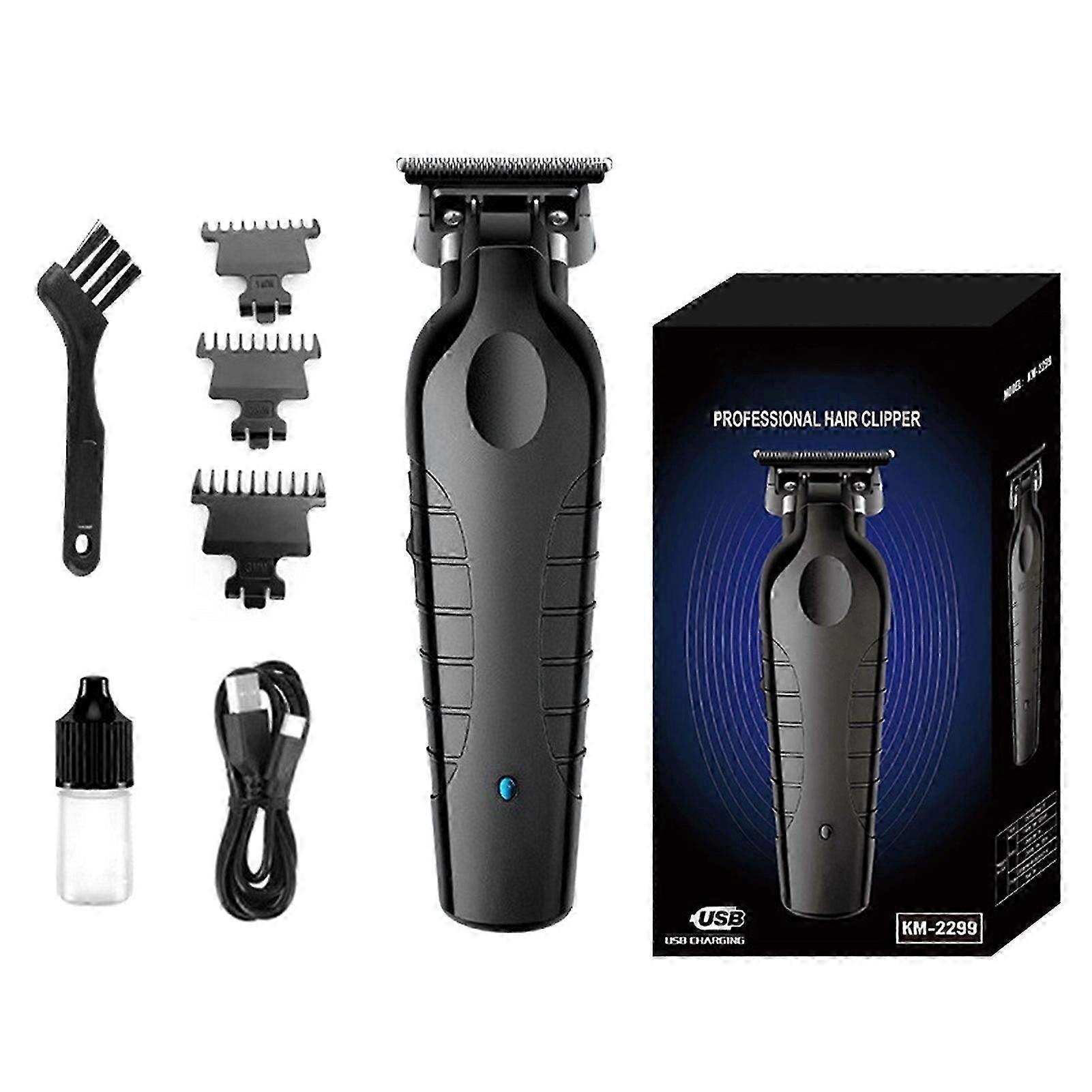 Hair/Beard Trimmer for Men USB Charging Portable Electric Razors with 4 kinds of positioning combs for Home Use