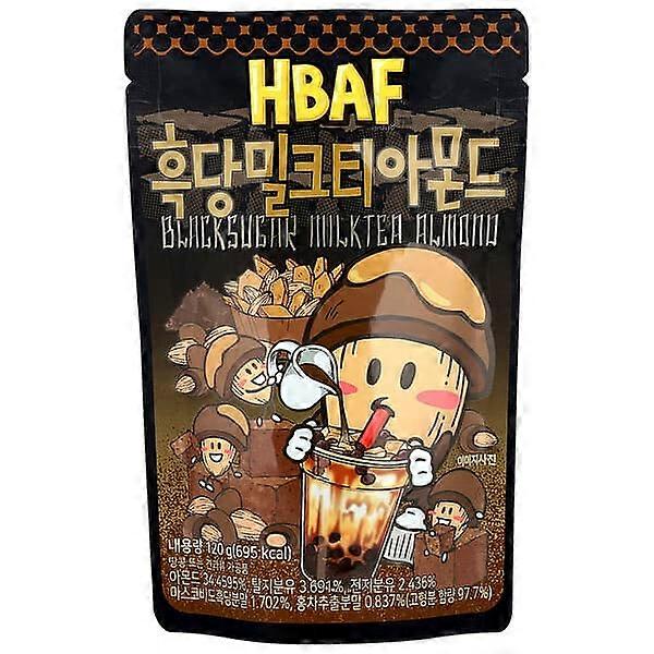 HBAF, Blacksugar Milktea Almond, 120 g