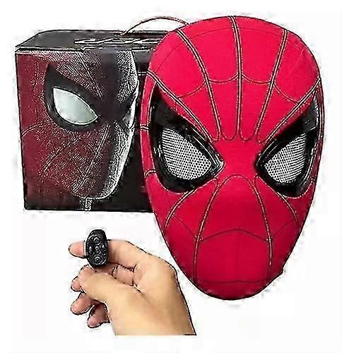 Spider-Man Mask With Movable Blinking Eyes