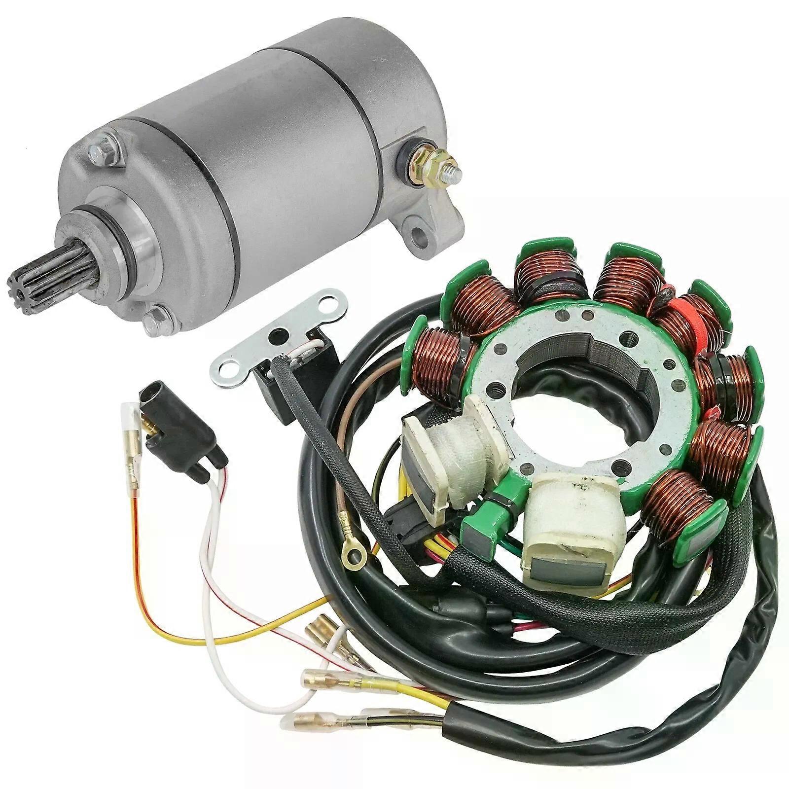 Staattori ja käynnistin Polaris Magnum 425 4X4 1995 1996 1997 1998 4-tahtimoottoriin NO.23656