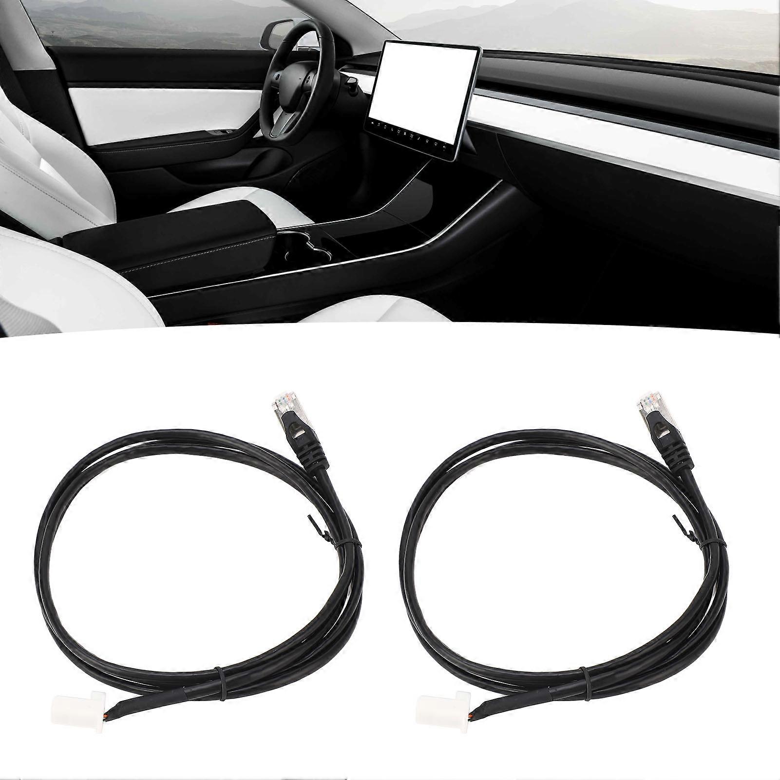 2PCS Ethernet Diagnostic Service Cable 1137658 00 C Replacement for Tesla Model 3 Y 4 PIN CABLE 