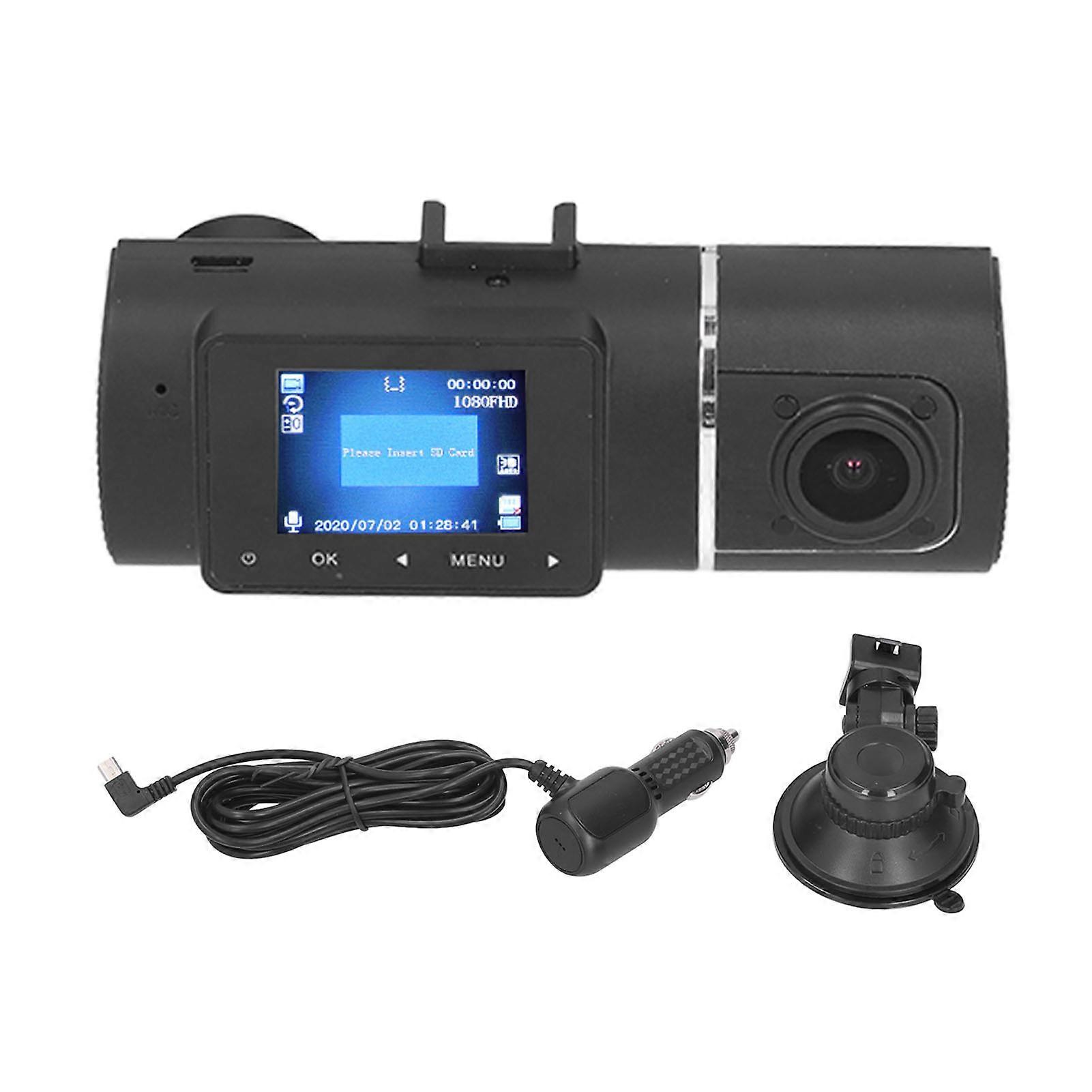 1080P dash camera for vehicles with wide angle lens and G sensor