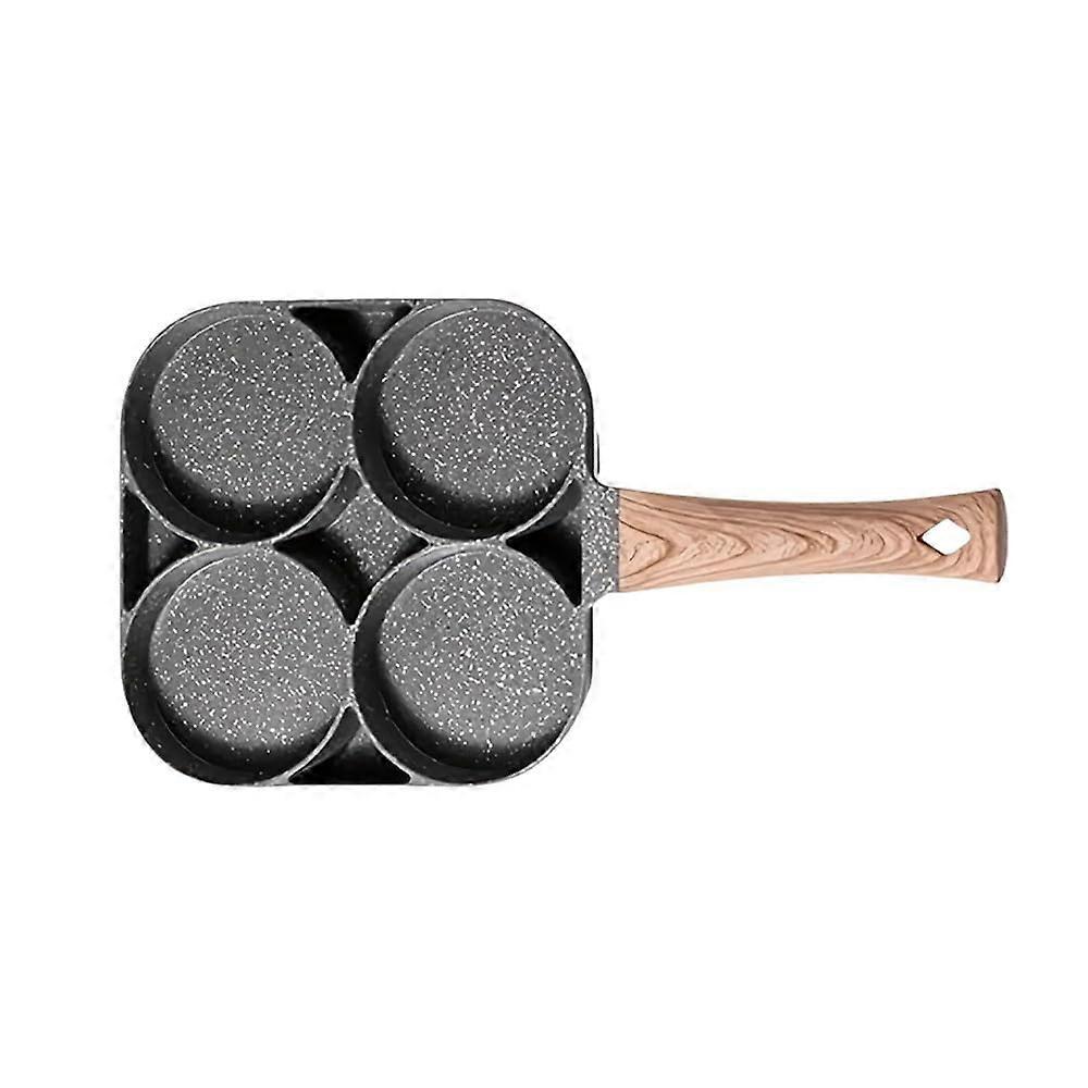FourHole Fried Egg Pot NonStick FlatBottom Dumpling Pot For Breakfast Eggs And Hamburgers