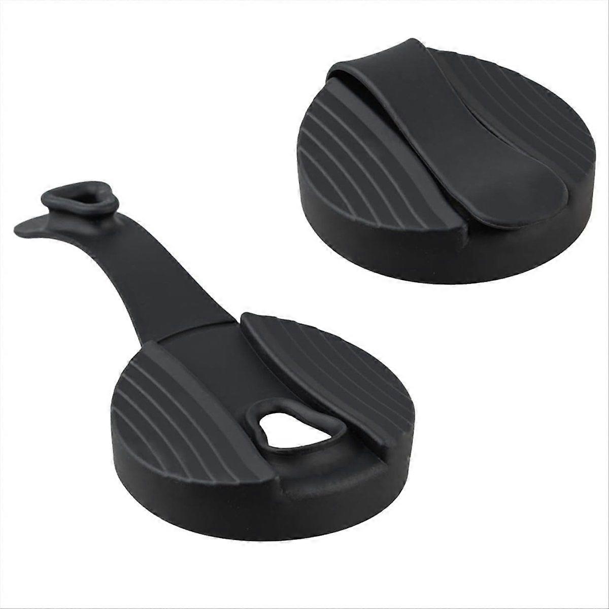 2 Packs Replacement Lids for Dressing Mix, Cruet Glasses Replacement Cap, Salad Dressing Jar