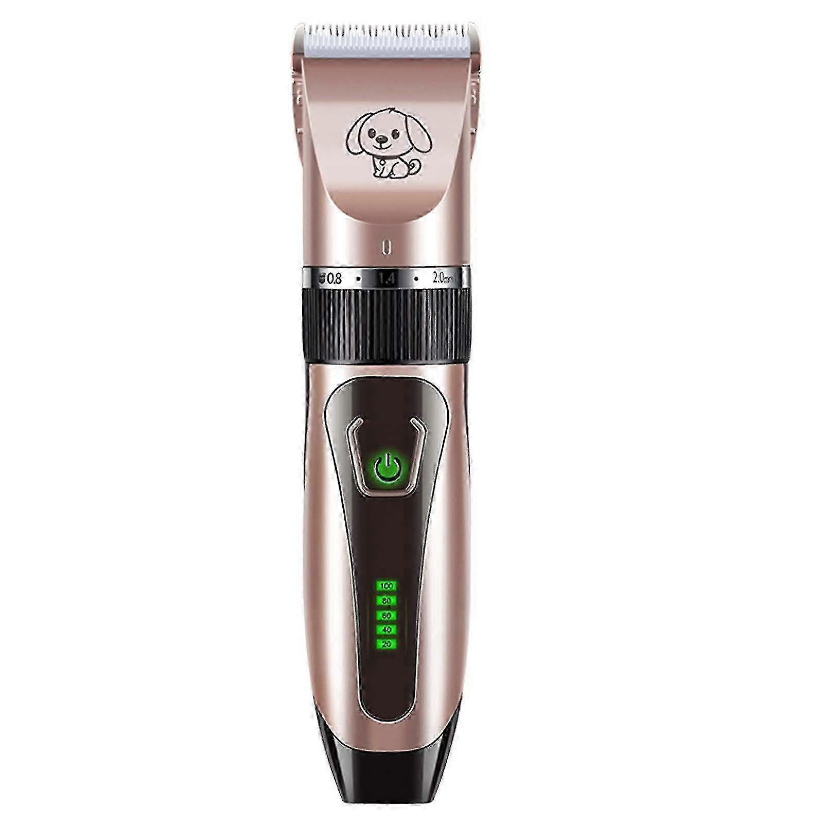 Rechargeable Pet Hair Trimmer 2 Level Speed Trimmer With Power Display