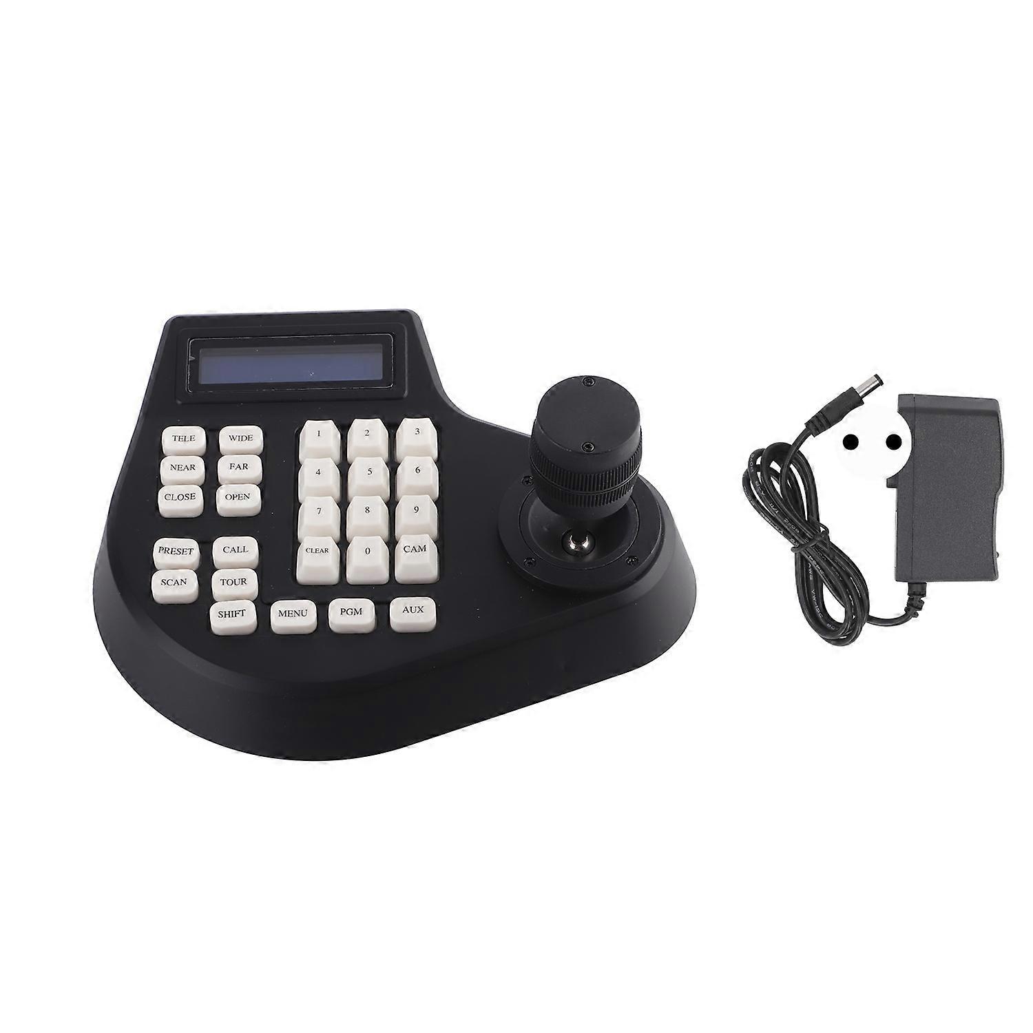 3D PTZ-kameratangentbord RS485 PTZ joystick controller LCD-skärm Kontrollenhet för säkerhetsmonitor E