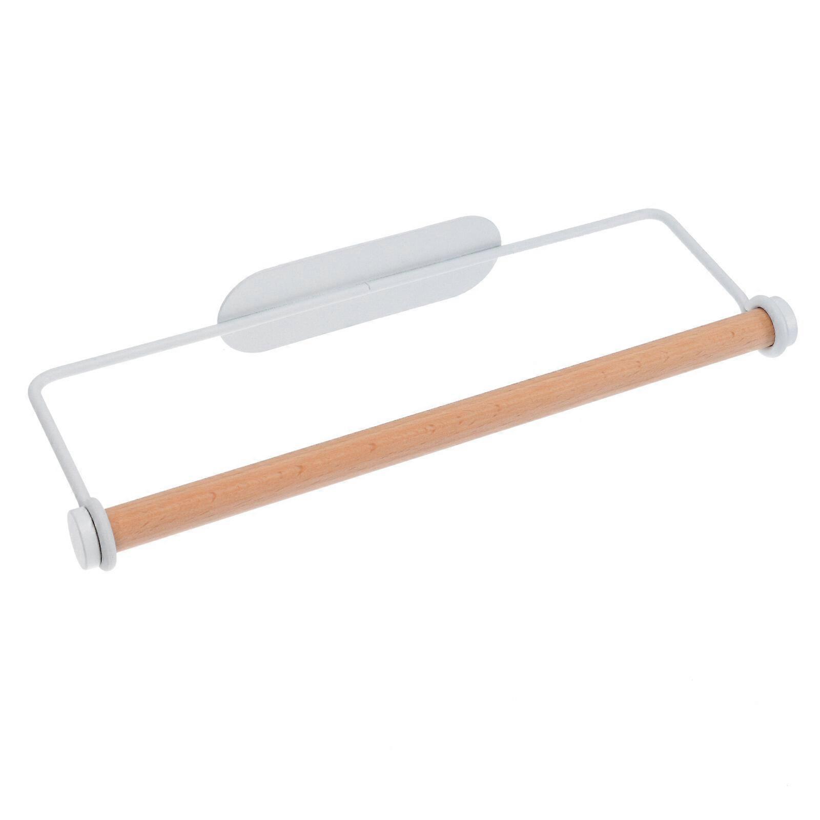 1pc Wall Hanging Roll Paper Rack No Punching Tissue Holder Roll Paper Rack