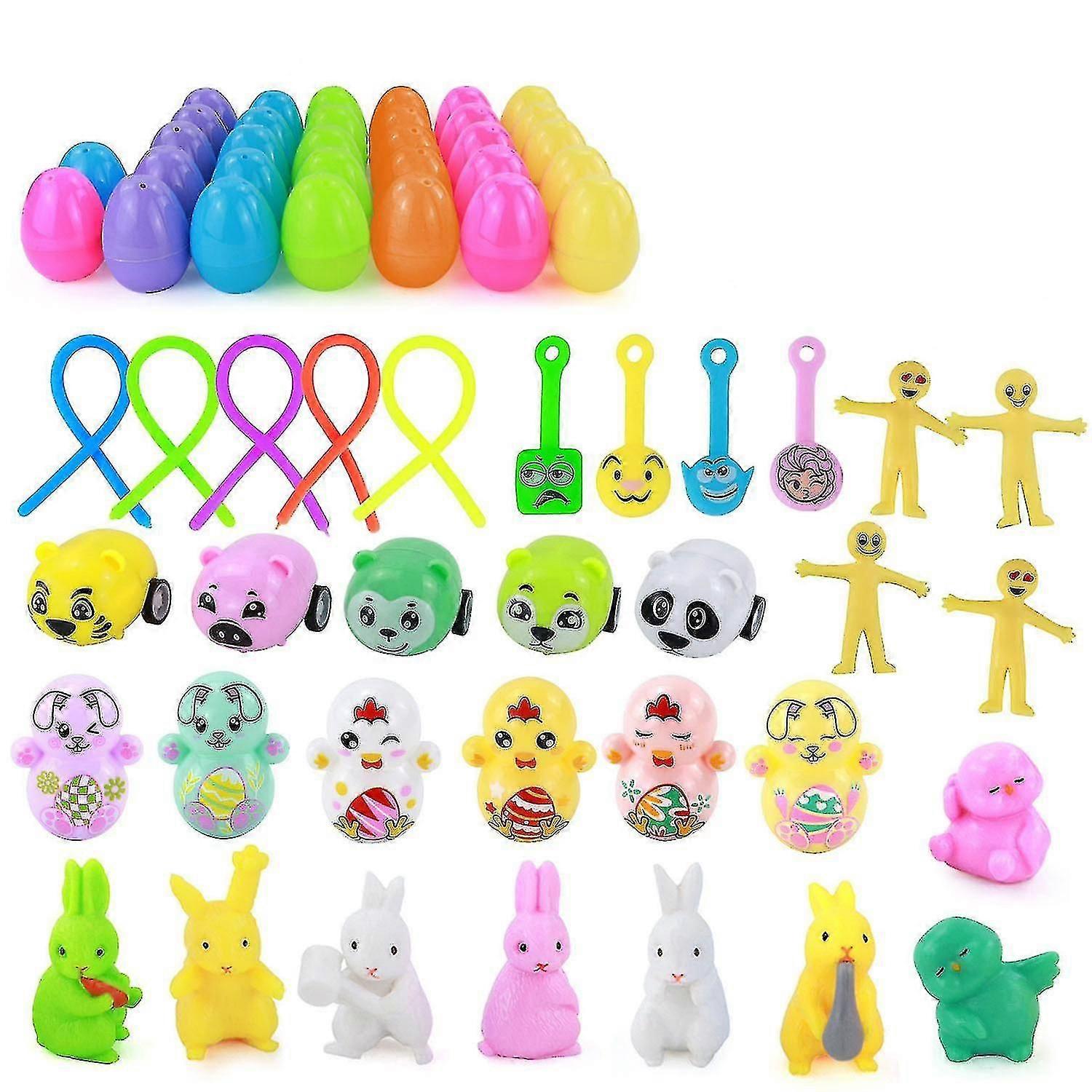 Easter Eggs Plastic Filled Easter Diy Surprise Eggs Holiday Party Supplies