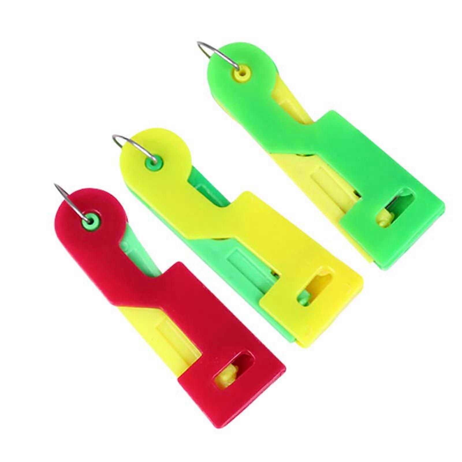 Needle Threading Device, Steel Needle Threader Tool for Sewing Machine, Easy Wire & Thread Guide for Elderly - Compatible with Home Sewing Machines