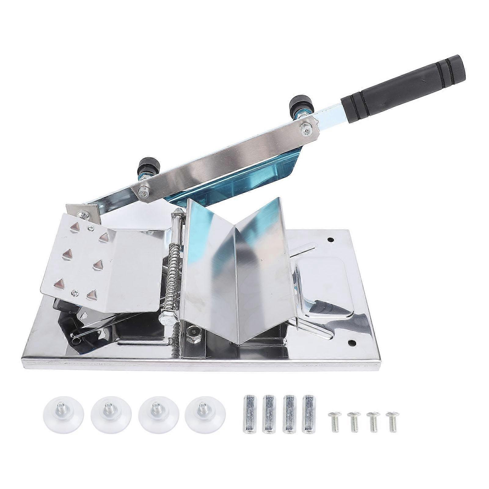 Manual Frozen Meat Slicing Machine Stainless Steel Meat Cutter Beef Mutton Roll Food Slicing