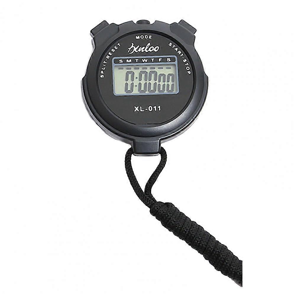 Digital Stopwatch Waterproof Compact Size Simple Operation No Clock No Date Silent Stopwatch Timer Chronograph Devices