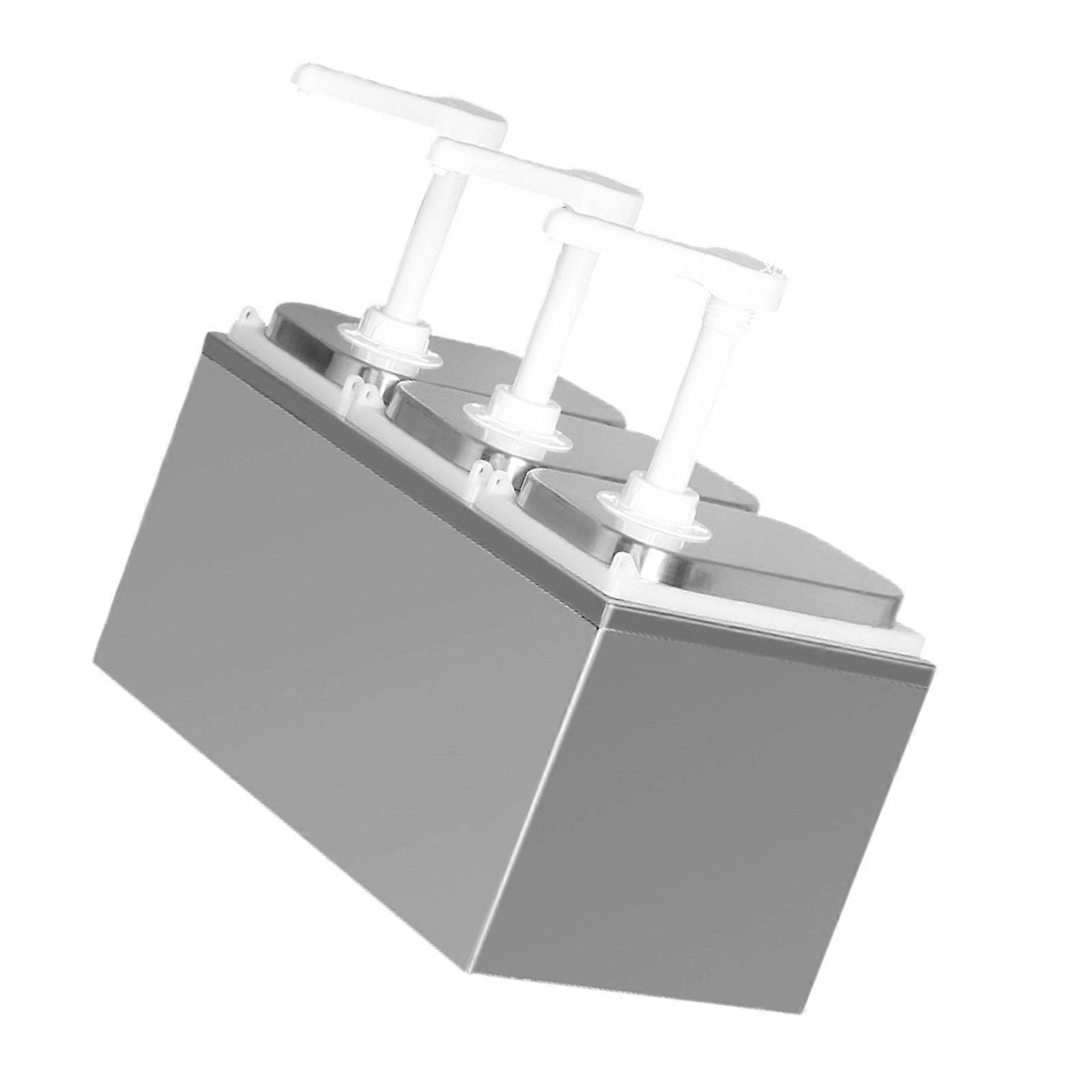 Large Capacity Stainless Steels Sauce Dispenser Bottle Hand Press Mechanism Ketchup Container Efficient Liquid Control Multicolor