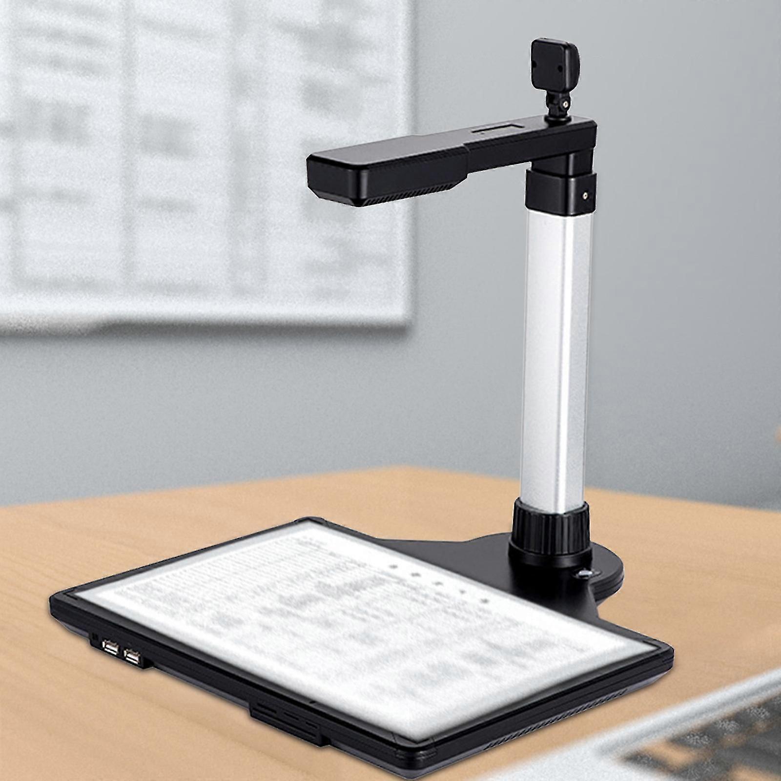 Profesjonell dokumentskanner, 2nd Gen Auto-flatten Deskew Tech, 10MP + 2MP kamera, Capture A3, for lærere Online Undervisning studenter Avstand Learni