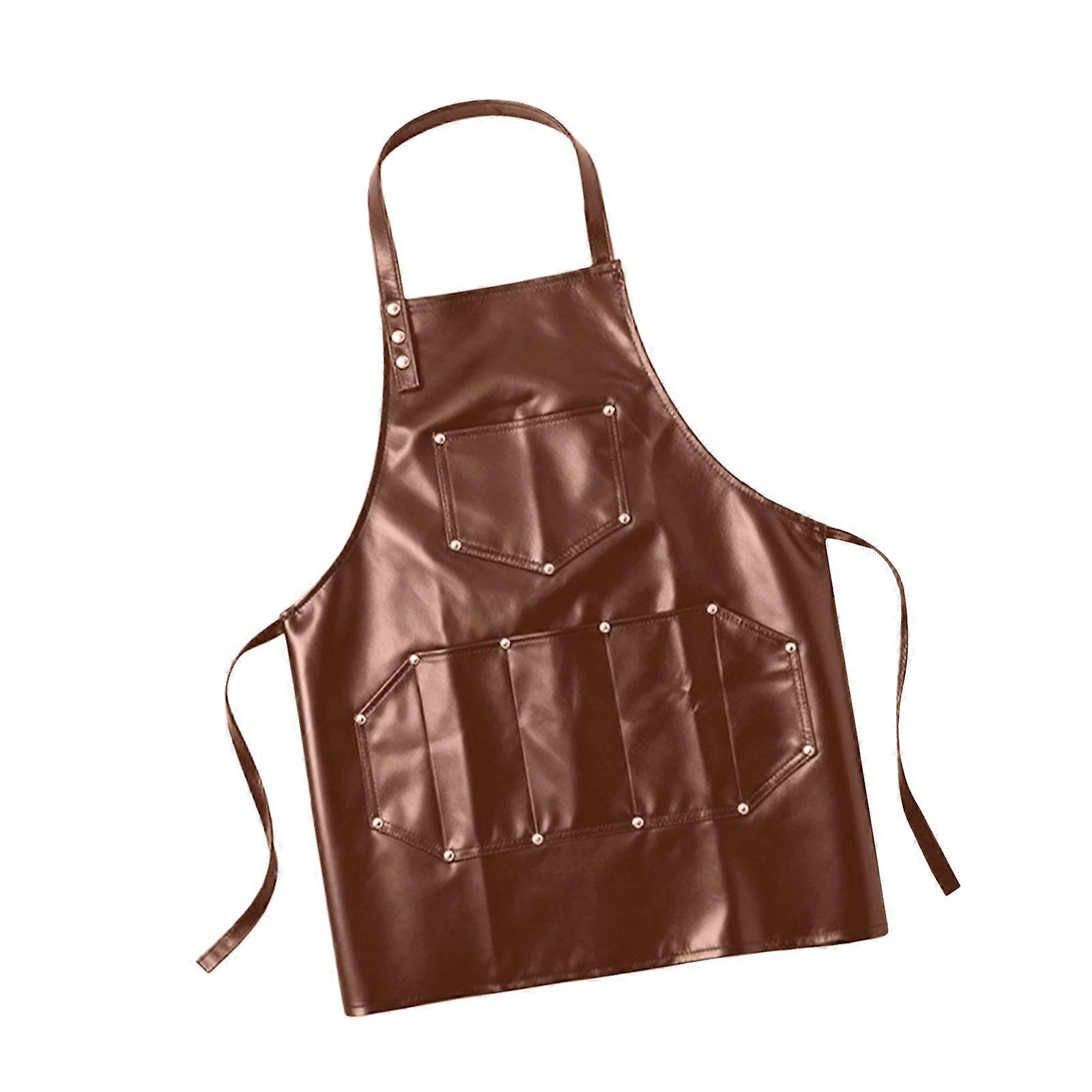 Electrician Tool Pouch Tool Belt Pouches Multiple Pockets Tool Organizers Attachments Pouch for Technician Maintenance  brown