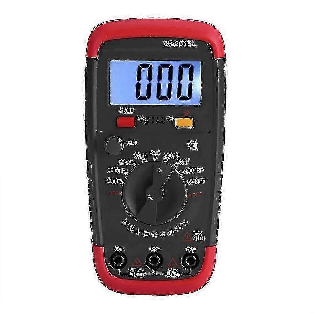 Digital Capacitance Meter Multimeter Professional Capacitor Tester 0.1pF - 20,000uF with LCD Backlig