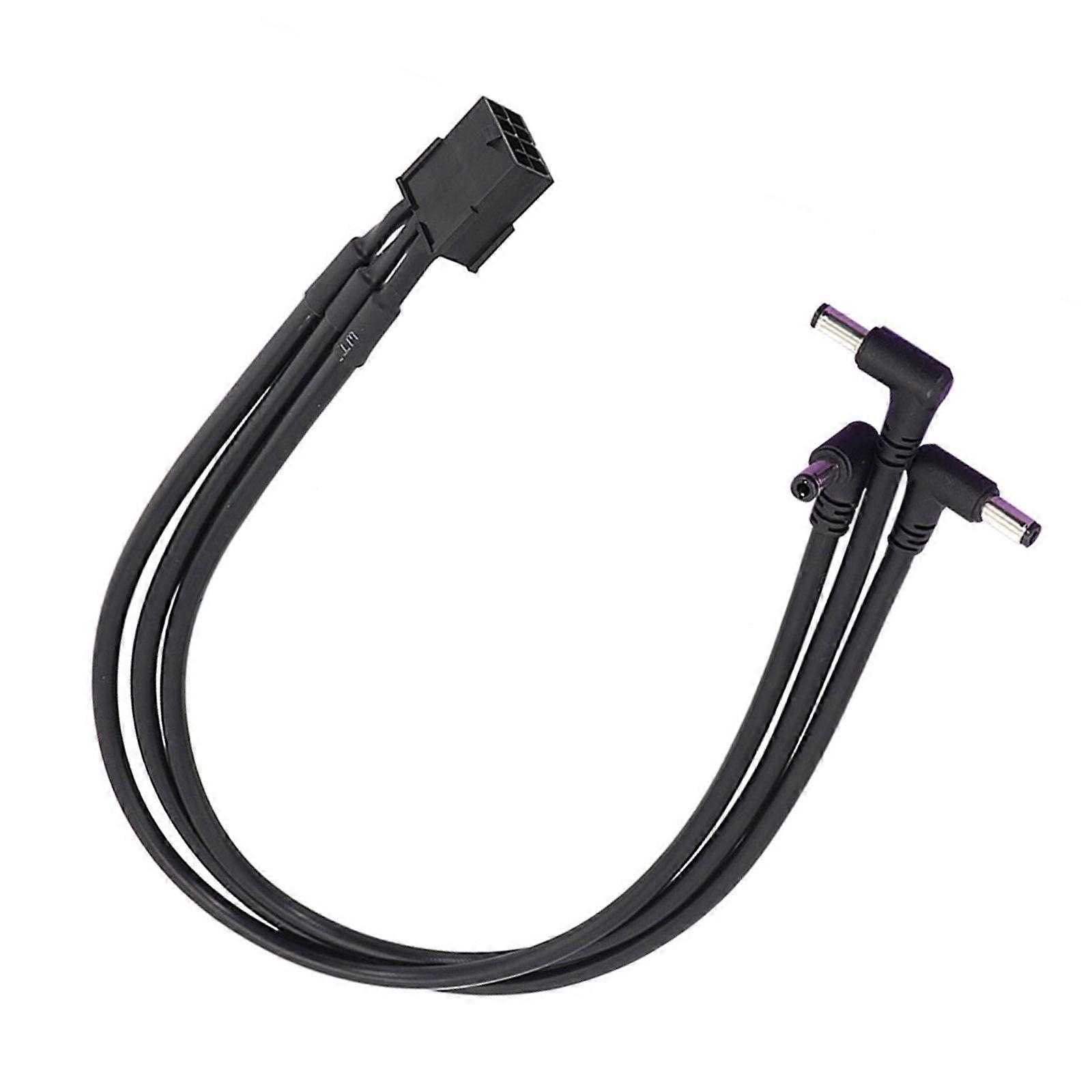 Compact CPU 8Pin Motherboard Power To DC12V Adapter Cord With Stable Connection Quality for Continuous Performances Multicolor