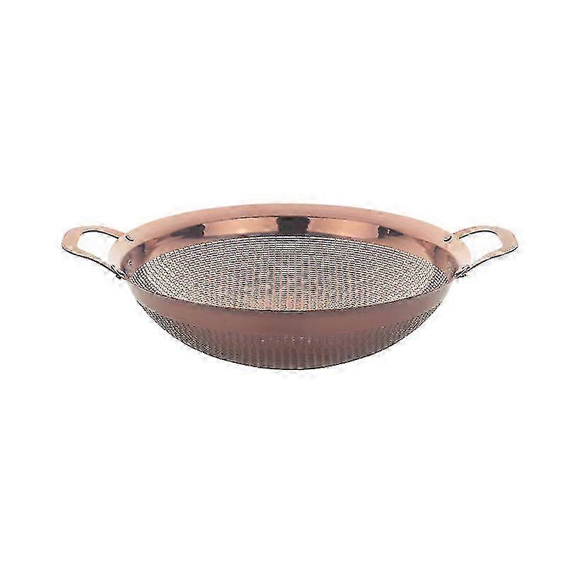 Avløpskurv i rustfritt stål Rissiler Ris Mesh Filter Grønnsakskurv Med Håndtak Kjøkken F26