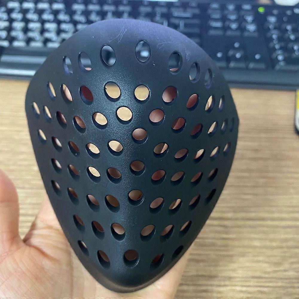 Black Faceshell Silicone Cosplay Props Role Play Mini Mask Halloween