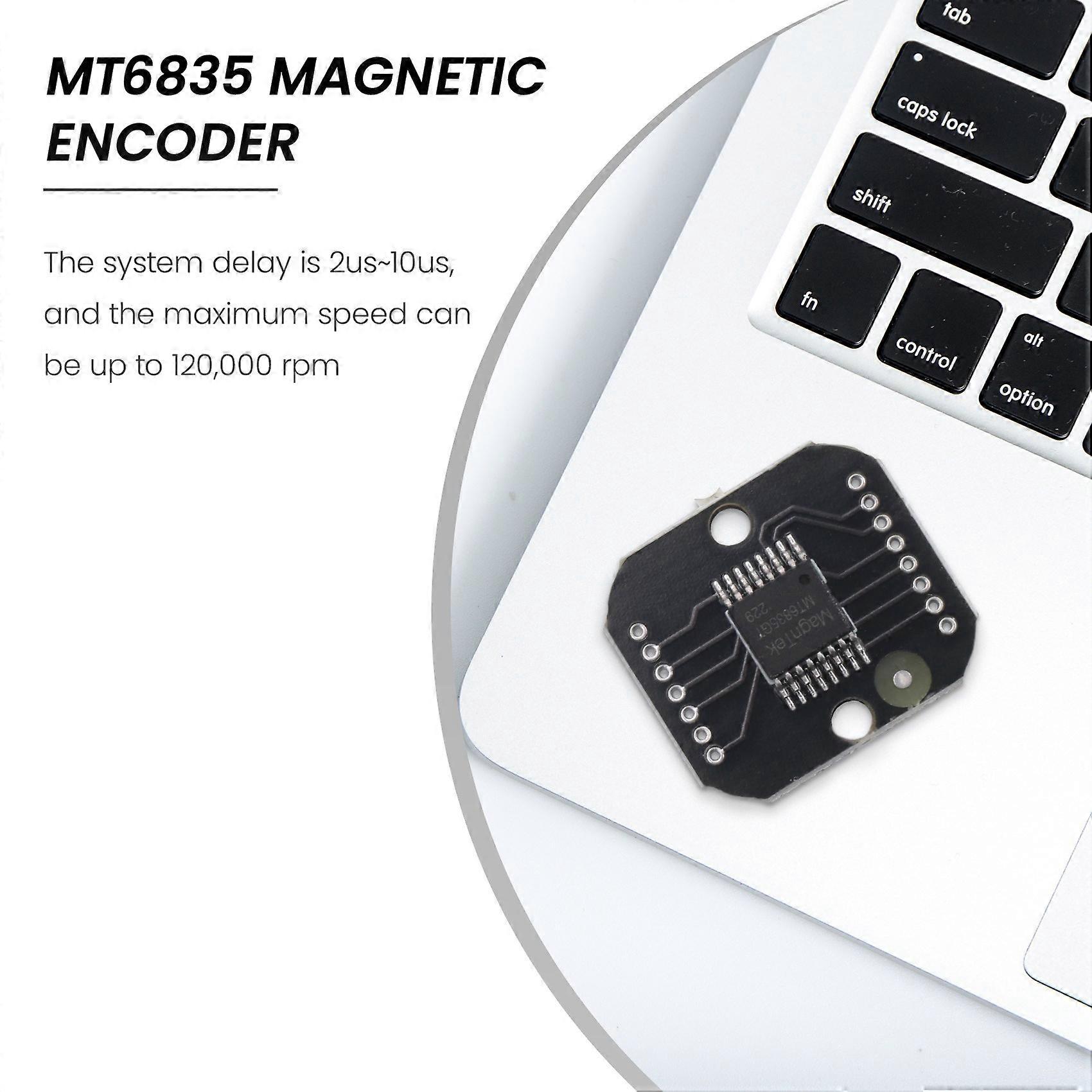 5X MT6835 Magnetic Encoder Module PWM/SPI Brushless Motor 21BIT Encoder Can Replace AS5048