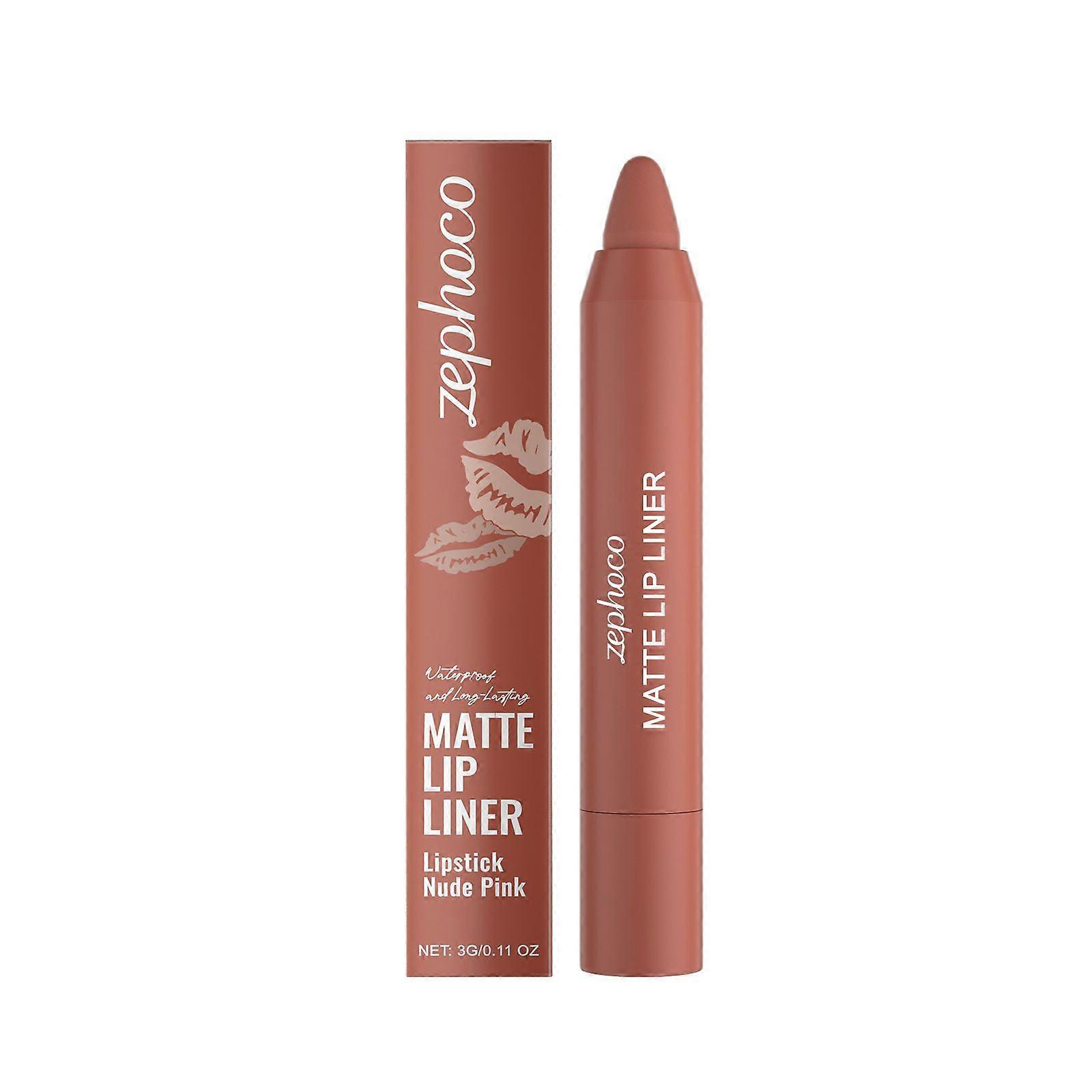 Zephoco Matte Lip Liner Series: Matte, Highly Coloring, Defines Lips, Ideal for Everyday Wear