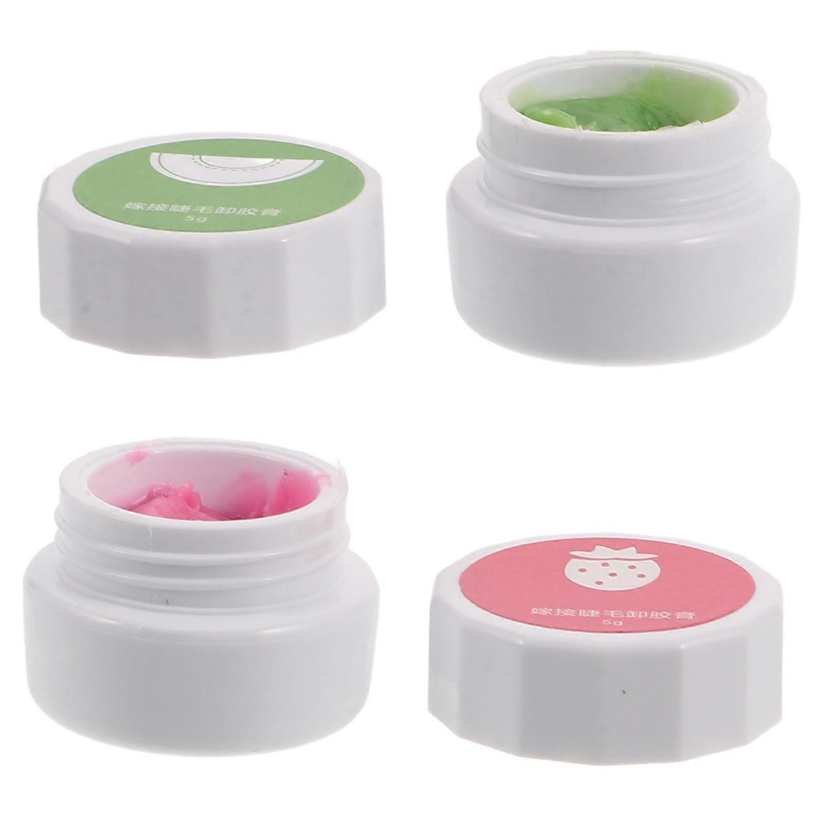 Eyelash Adhesive Remover Cream Lash Cleaning Tool for Efficient Removal 2Pcs