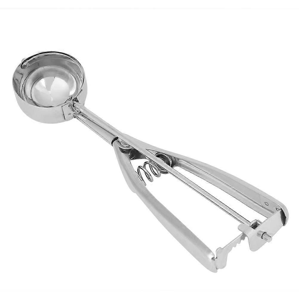 Stainless Steel Ice Cream Scoop with Trigger Release, 5cm Cookie Dough Scoop for Baking