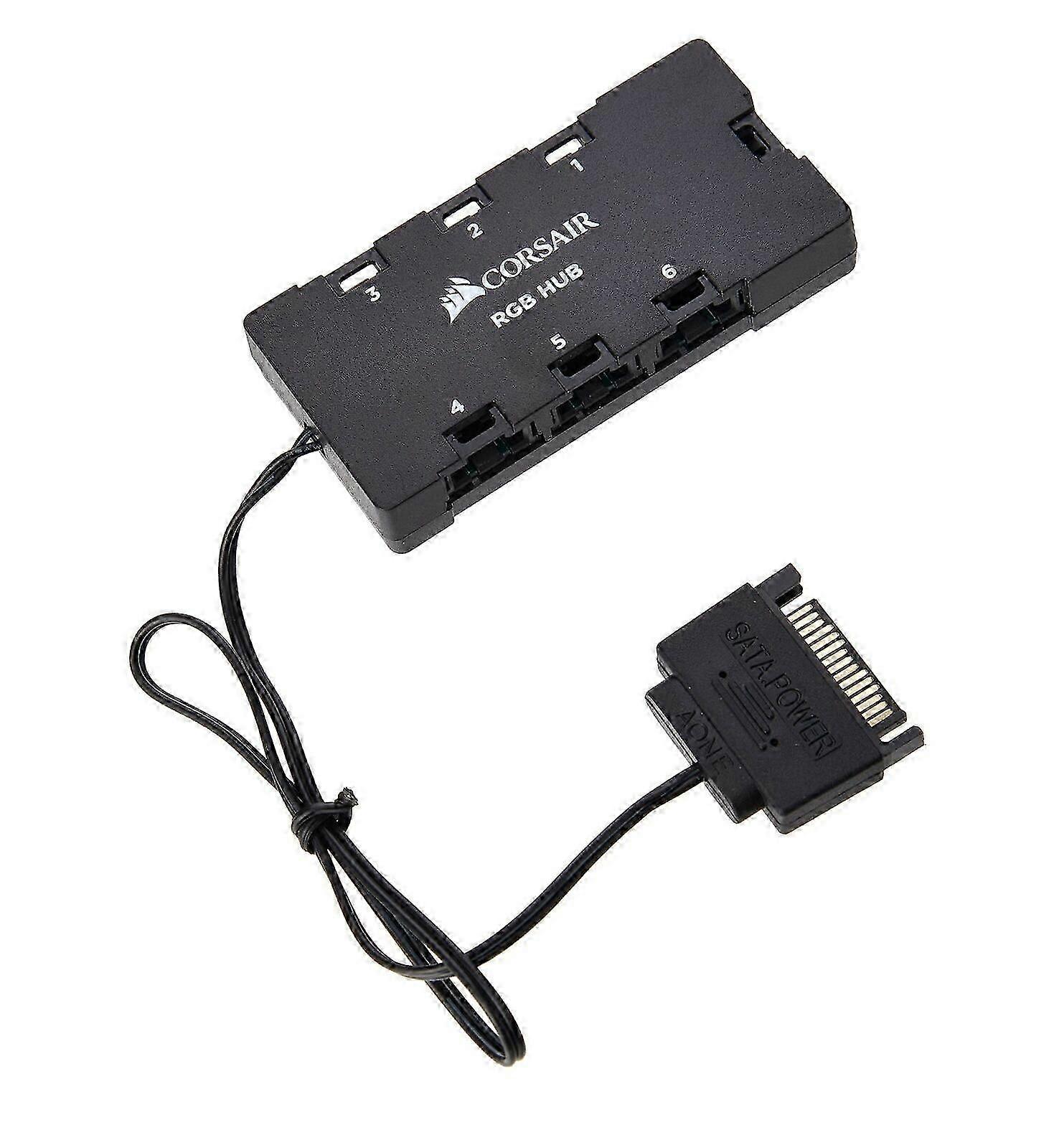 Hub wentylatora Corsair 6-portowy RGB LED do Corsair Lightning Node Pro Commander Crystal