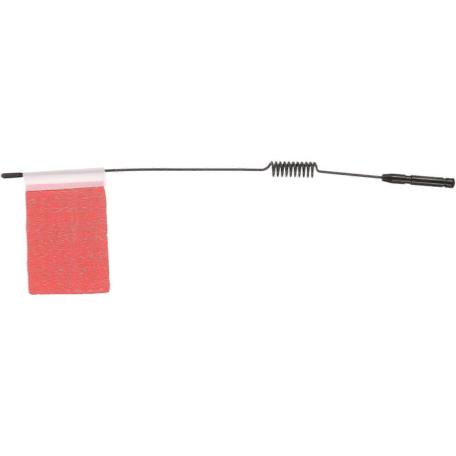 RC Climbing Car Antenna with Flag RC Car Part Simulation Signal Line with Flag Metal RC Decoration